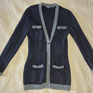 Vince Black and Gray Women's Cardigan